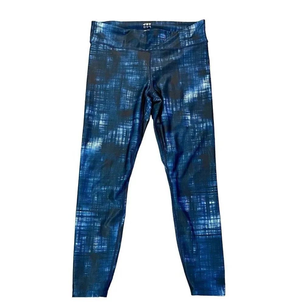 Joy Lab Women’s Blue Athletic Yoga Leggings Large